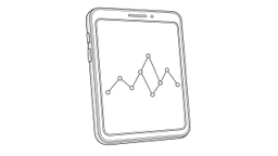 Phone with live monitoring graph