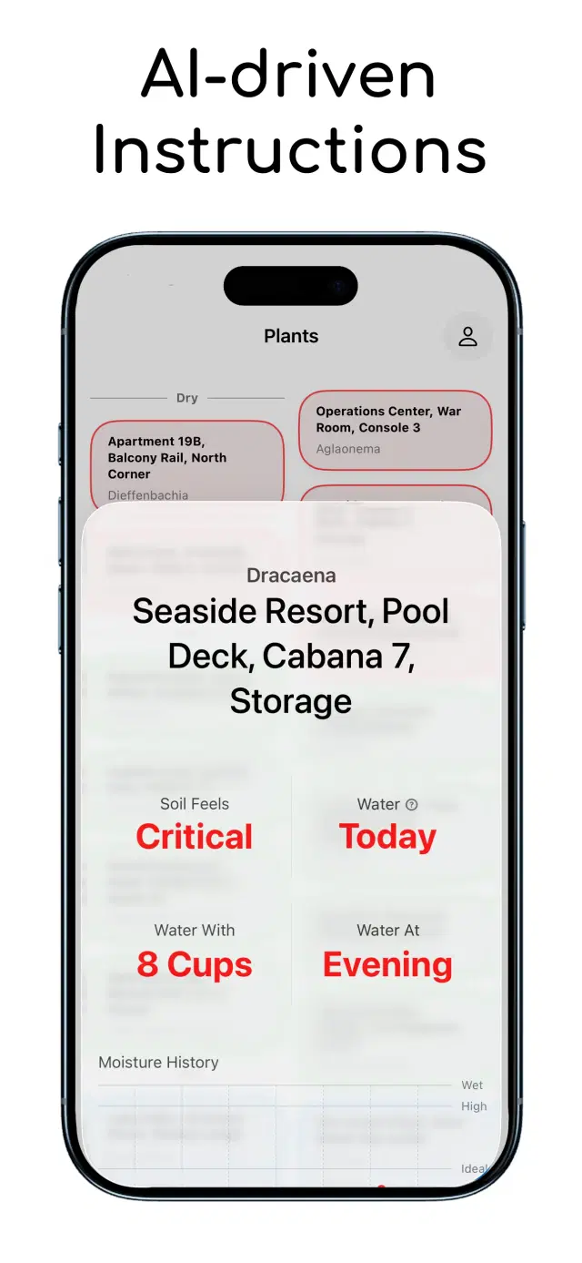 App screenshot - The Smartest AI analyzes parameters not possible by top Botanists.